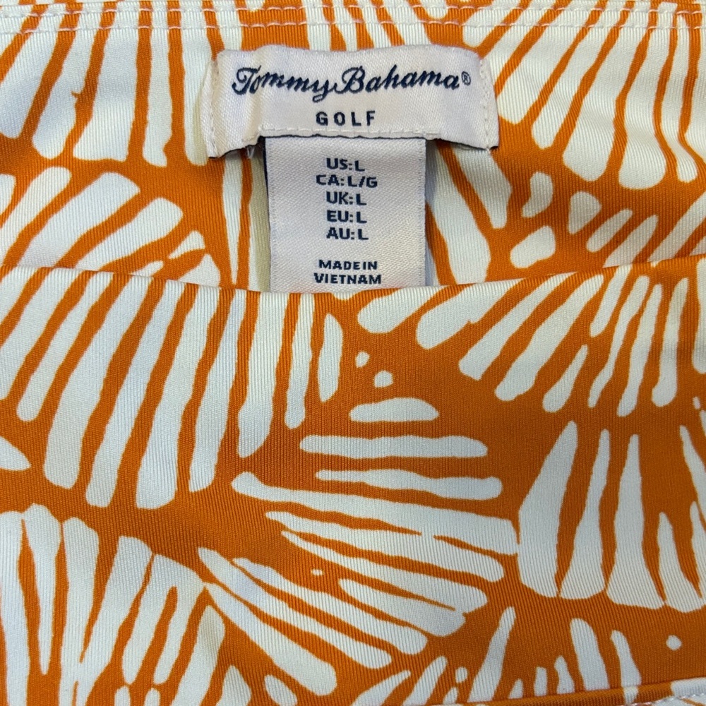 Tommy Bahama Golf Orange and White skirt